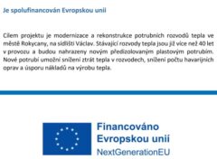 Rekonstrukce teplovodů na sídlišti Václav začíná