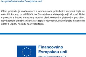 Rekonstrukce teplovodů na sídlišti Václav začíná