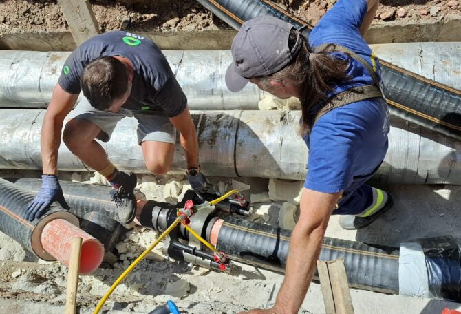 Moderní rozvody přinesou Václavu spolehlivější teplo